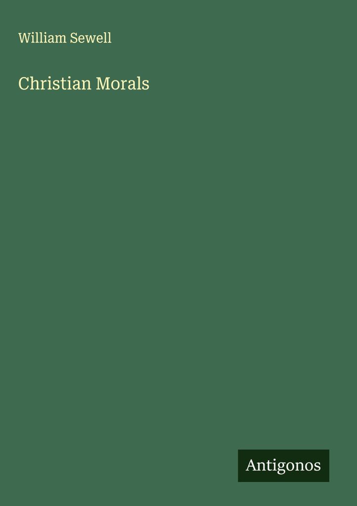 Christliche Moral