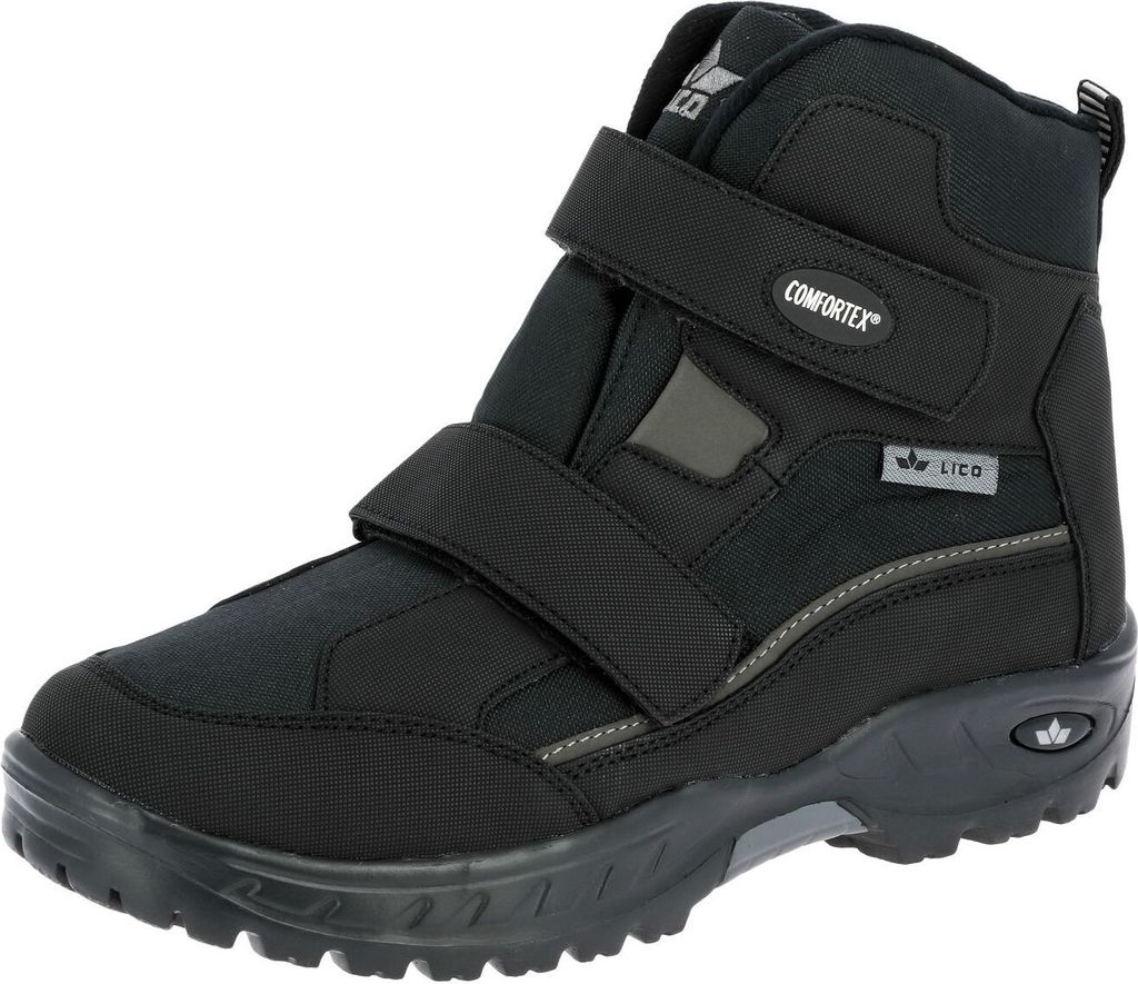 Lico Herren Winterstiefel Ecuador V 26865-42, 26865-43, 26865-45, 26865-46, 26865-47 LIC-710108 schwarz/grau 43