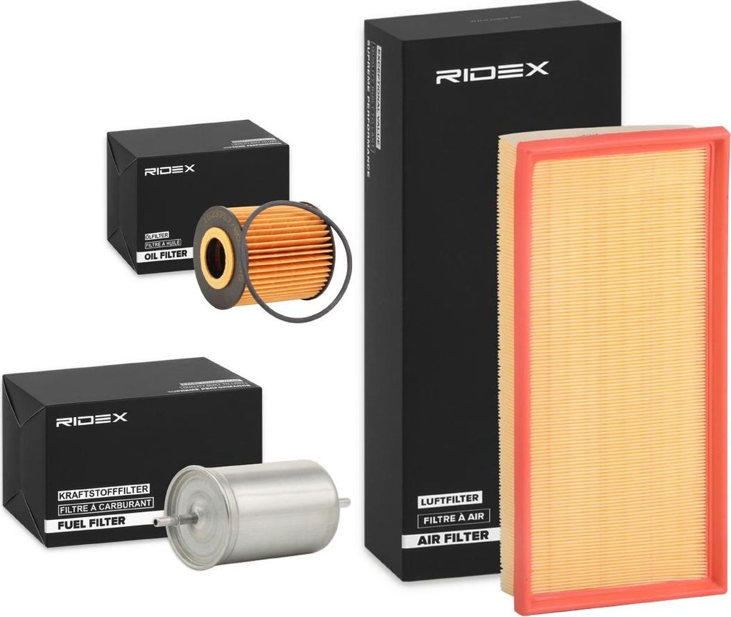 RIDEX Filterset Inspektionspaket Filtersatz für VOLVO V40 Kombi (645) S40 I (644)