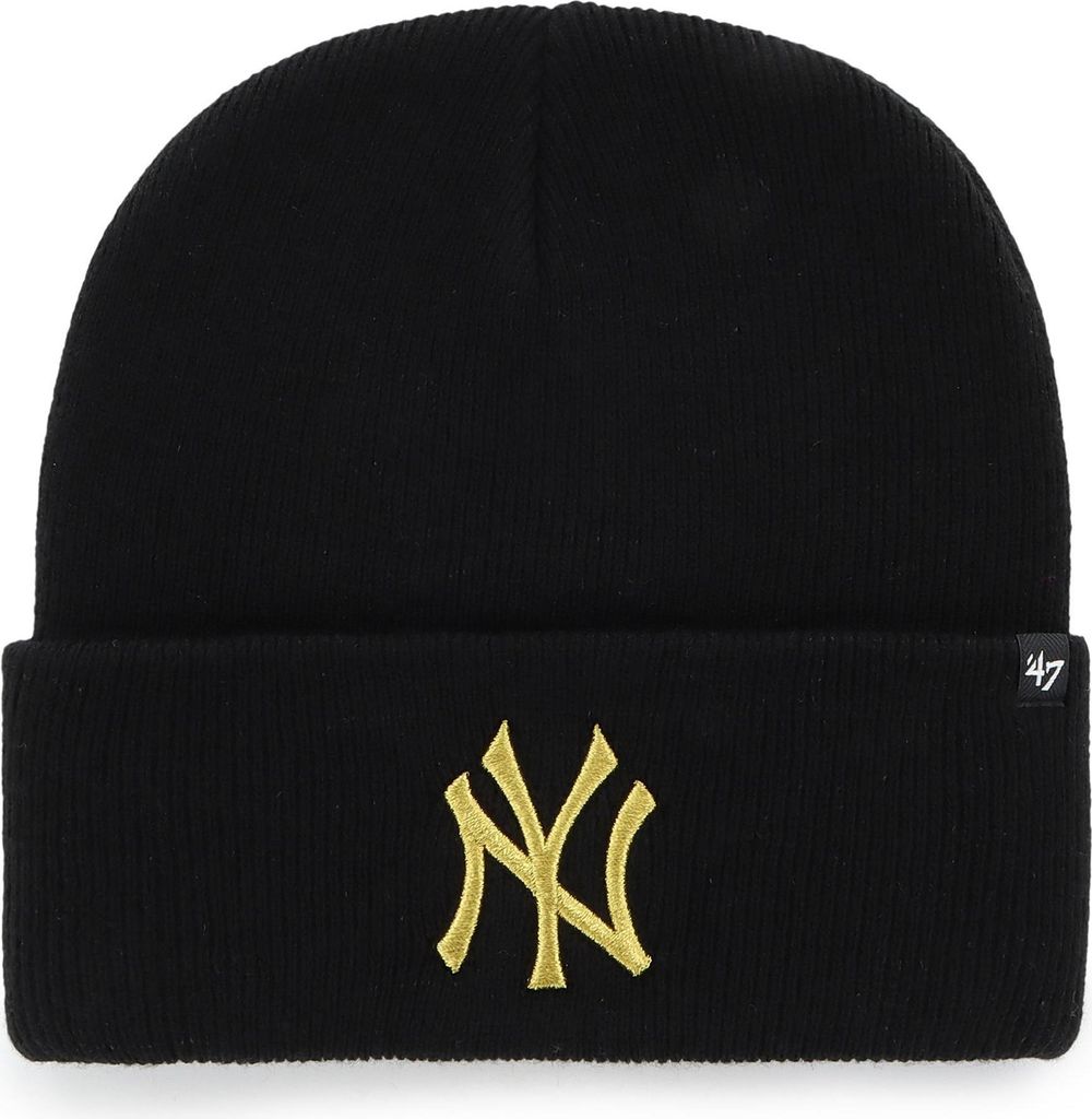 47 Brand Wintermütze - HAYMAKER Metallic NY Yankees schwarz