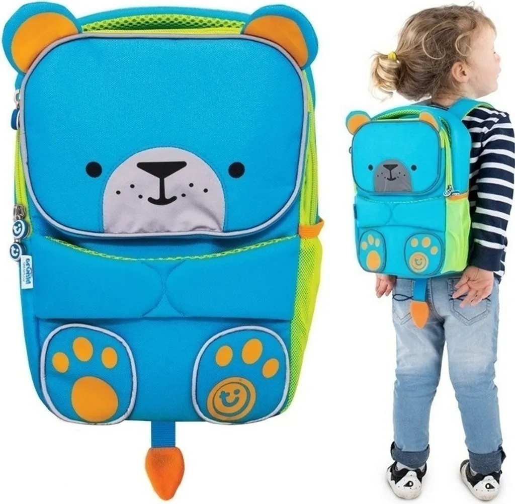 Petit sac à dos Trunki Toddlepak Bert bleu ciel avec sangle réglable - 4