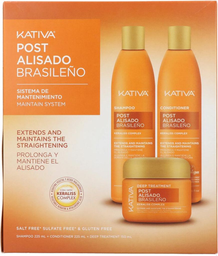 Shampoo und Spülung Kativa Post Alisado Produktbild 