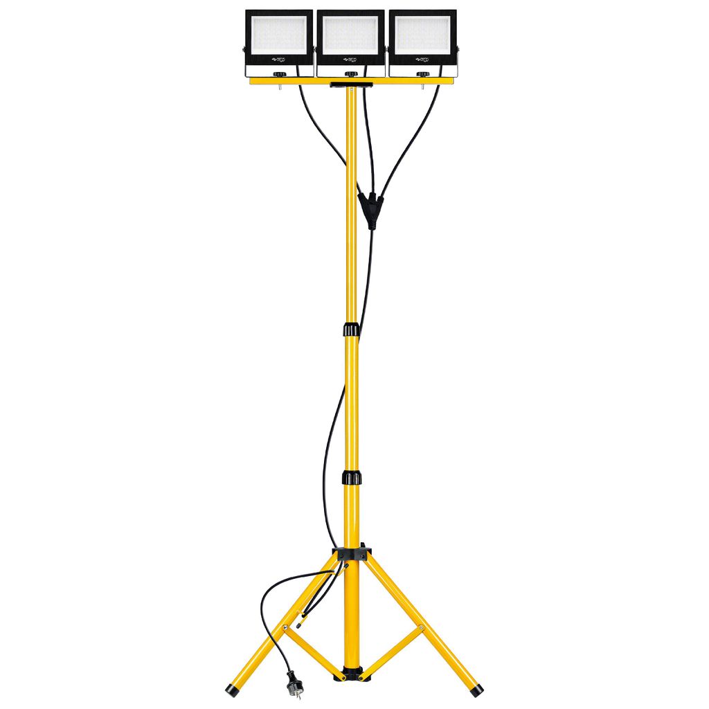 Stavebné svietidlo MasterLED so statívom 3x50 W, 12 000 lm, Obrázok produktu 