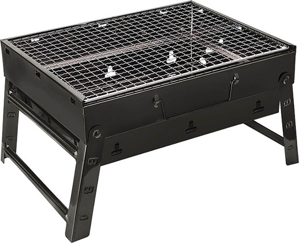 przenośny grill węglowy 35x27x20 cm, składany grill, Zdjęcie produktu 