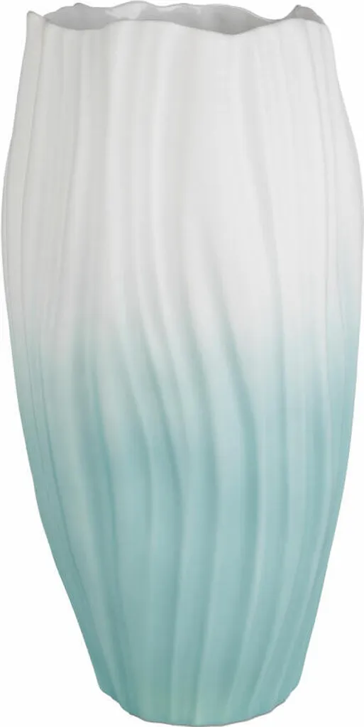 Vase en Porcelaine de Luxe Goebel Spirulina à Finition Mate et Design Organique