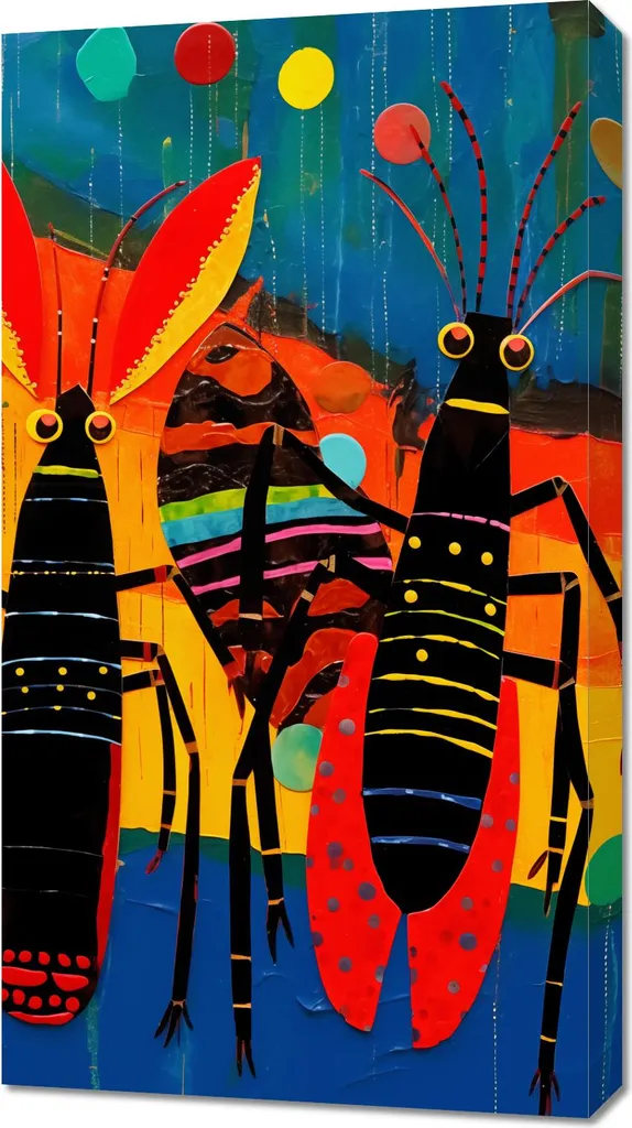 Image Rythmes Dansants 50 x 90 cm - Toile Artistique Haute Définition
