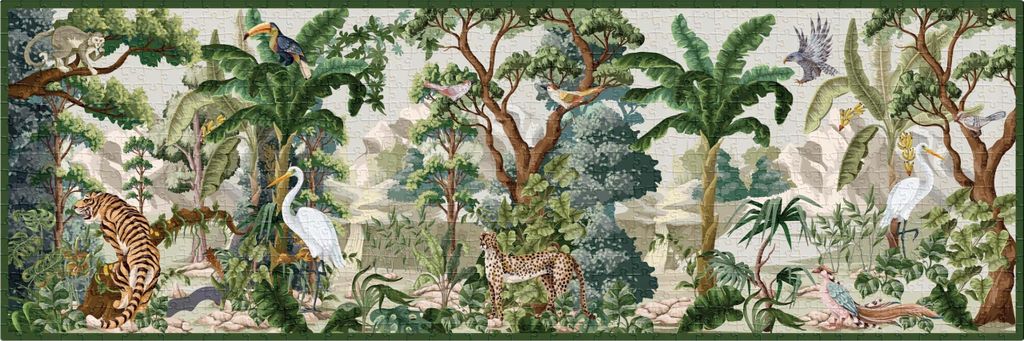 Interdruk Panorama-puzzel, 1000 stukjes, "Geheime Tuin", Productafbeelding 