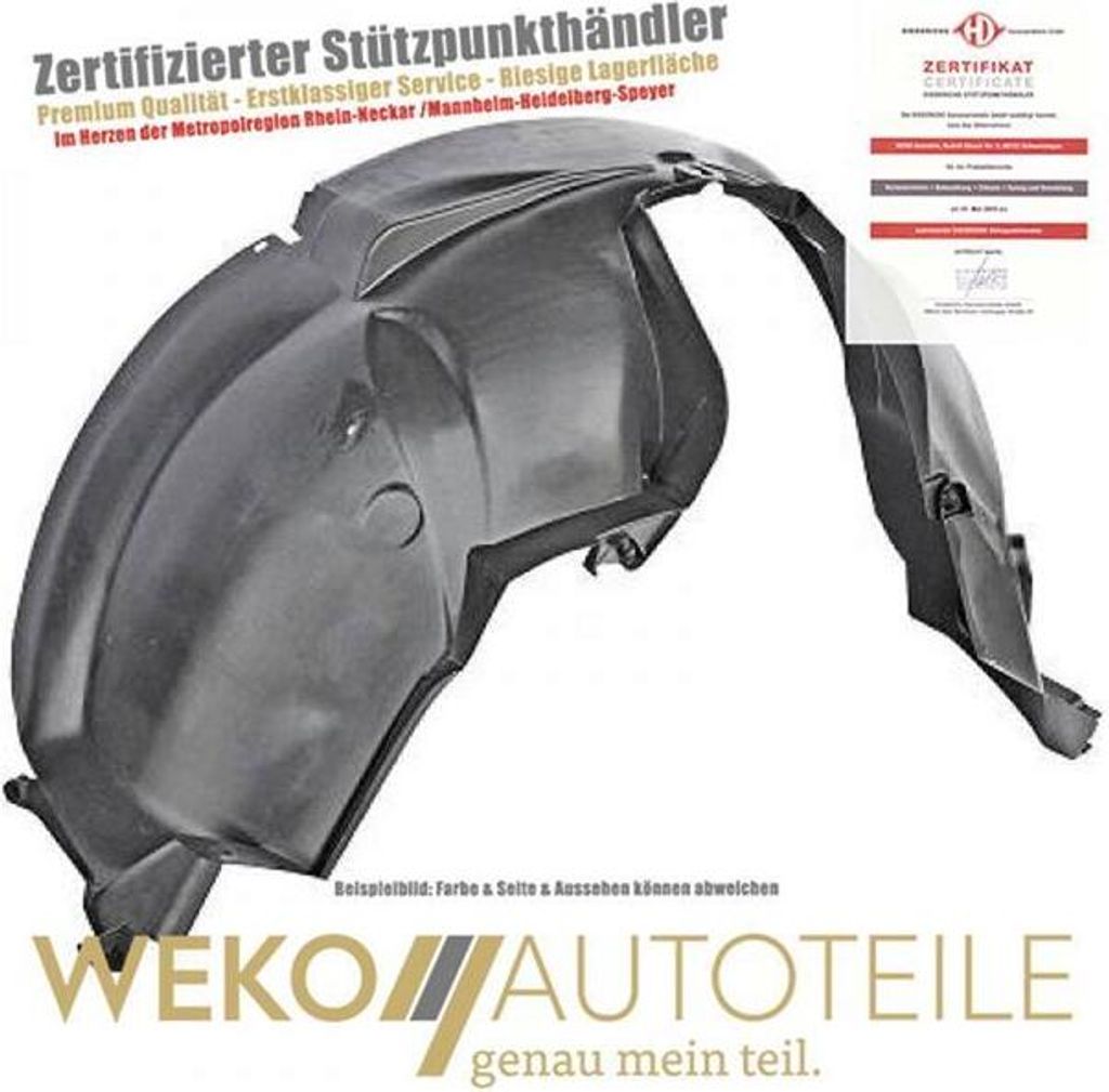 Verkleidung Radhaus links DIEDERICHS 4560009 für DACIA
