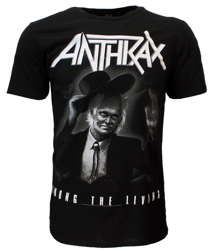Anthrax Among The Living T-Shirt – Offizielles Merchandise Produktbild 