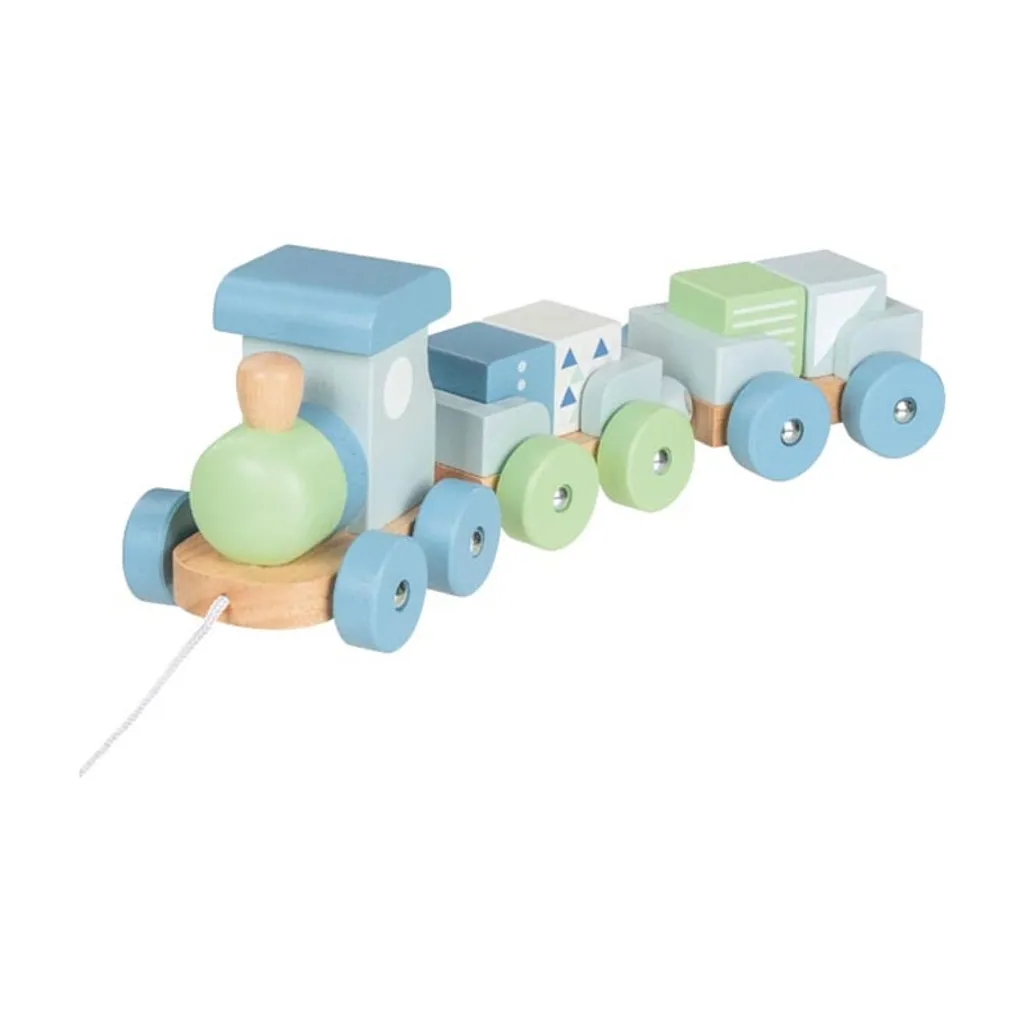 Petit Train GOKI Stockholm Aqua - Jouet de Construction et Déco de Chambre