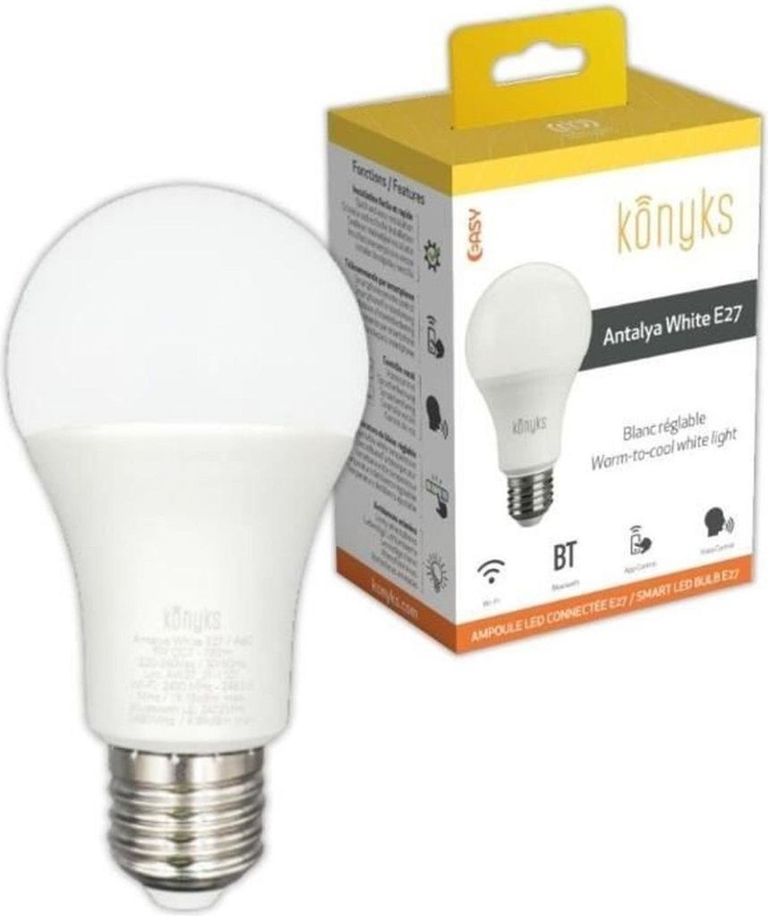 Konyks Smart Glühbirne e27 Weiß F E27 (6500 K) (1 St.)