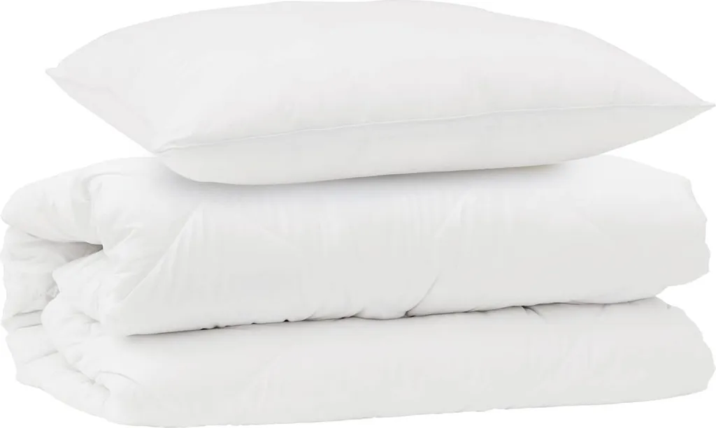 Set Piumone vidaXL Microfibra Bianca: Soluzione All-Season 2 Pezzi