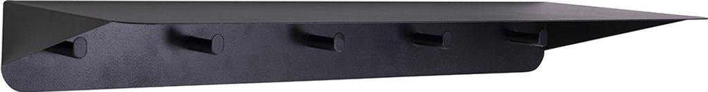 Smuk Wandgarderobe Ryder Schwarz 80 x 30 x 10 cm