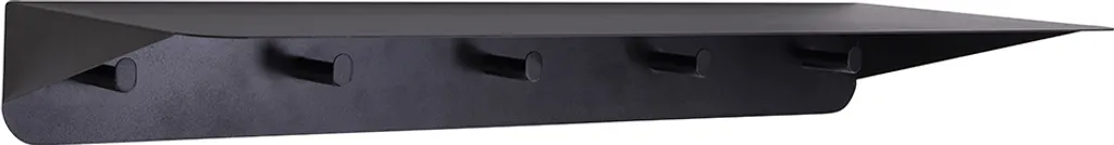 Armoire murale Ryder Black en métal noir - Rangement slim 80x30x10 cm