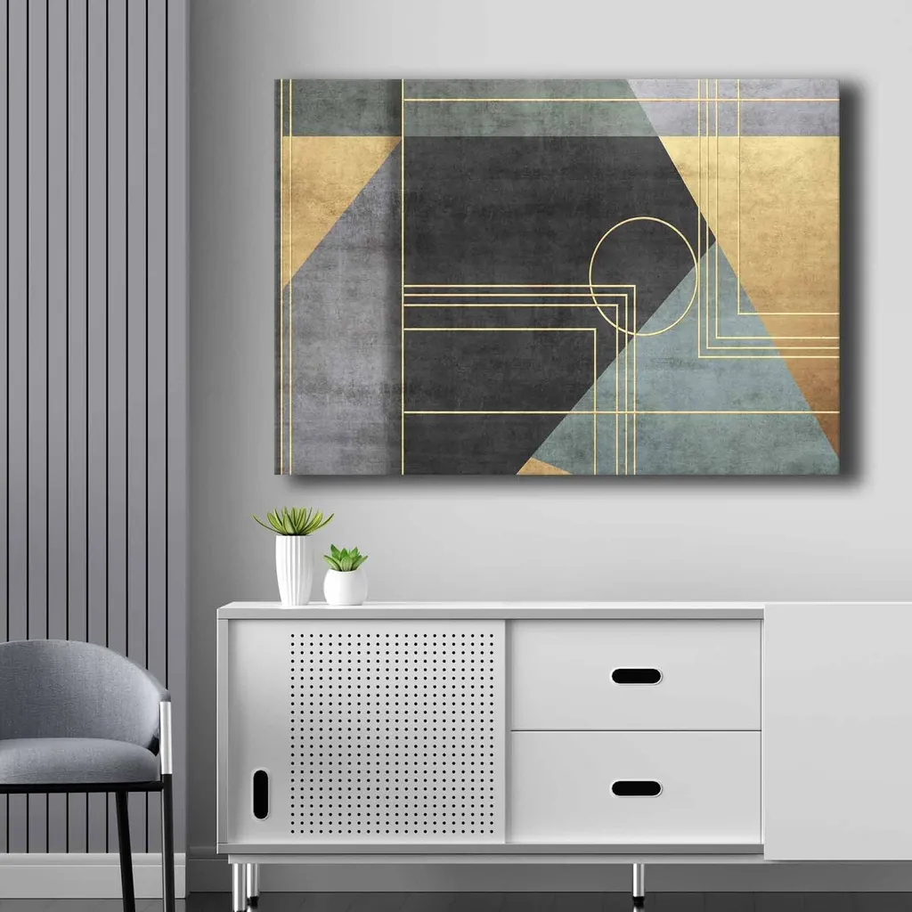Quadro su Tela Wallity Blu 70x100 cm - Eccellenza LINEWALL 2,8mm