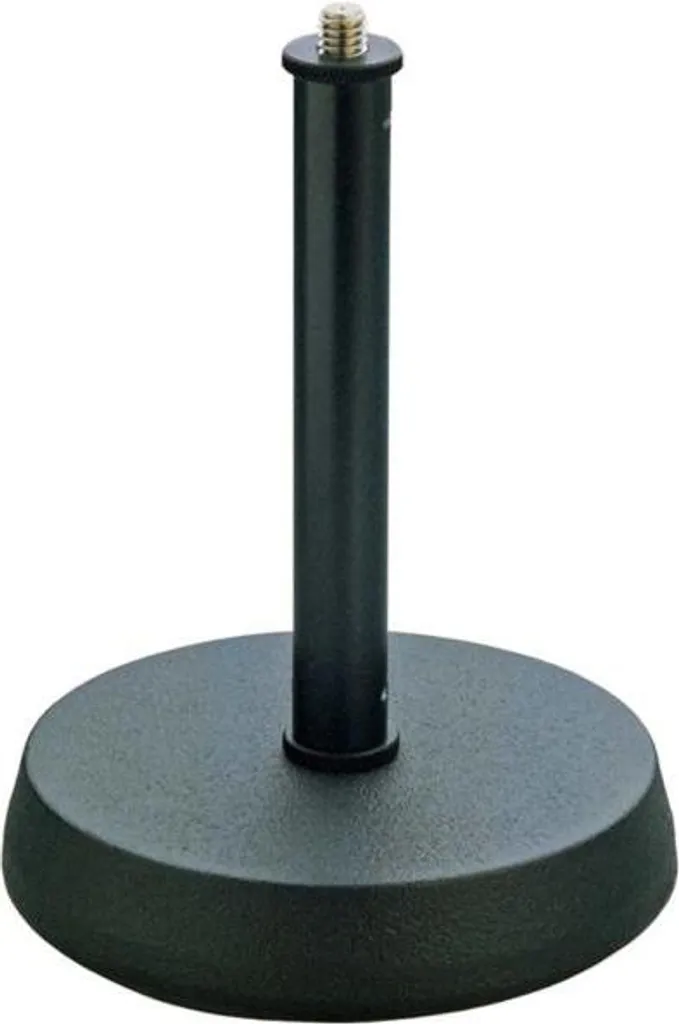 Trépied de table K&M 232 avec base anti-vibration et filetage acier
