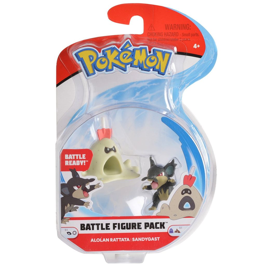 Pokemon Battle Figure Pack minifigure Alolan Rattfratz, Immagine del prodotto 