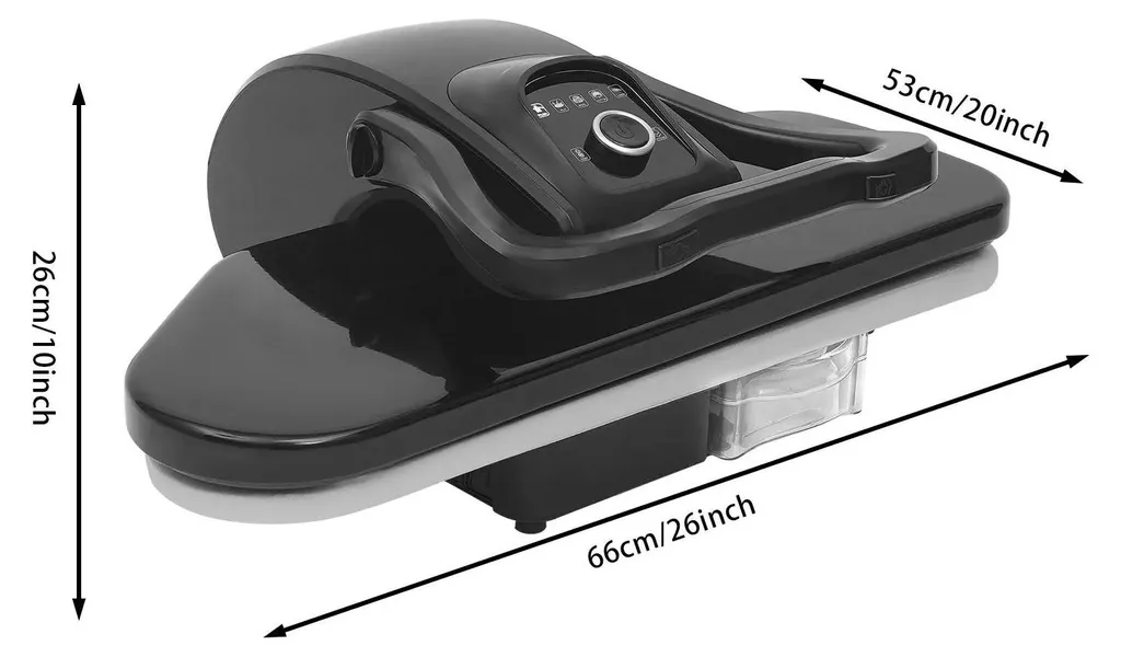 Presse vapeur Modèle A avec 5 programmes - Finition Robuste Noire 220V