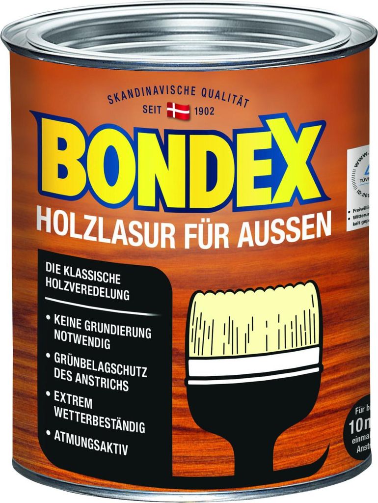Bondex Holzlasur für Außen 750 ml ebenholz Produktbild 