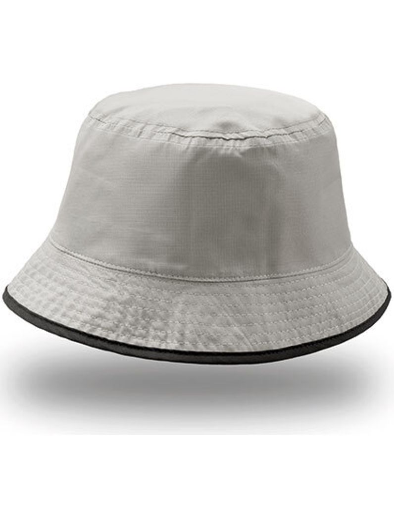 Atlantis BUPO | Bucket Pocket Hat / Sommer Hut - Farbe: Black/Grey - Größe: One Size