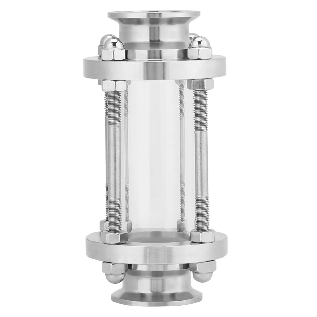 Verre Sanitaire en Acier Inoxydable 38Φ avec Raccord Tri Clamp Robuste