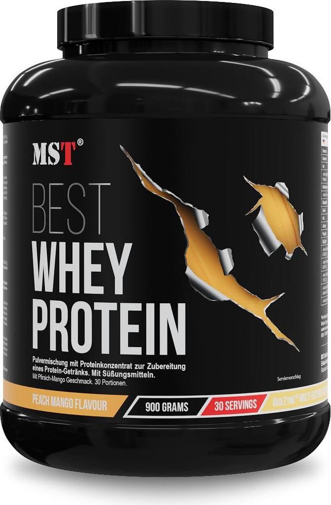 Protein Best Whey + Enzyme 900g Mango peach