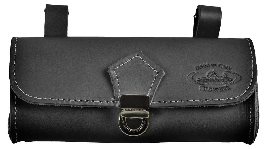 Selle Monte Grappa Monte Grappa Satteltasche Leder schwarz