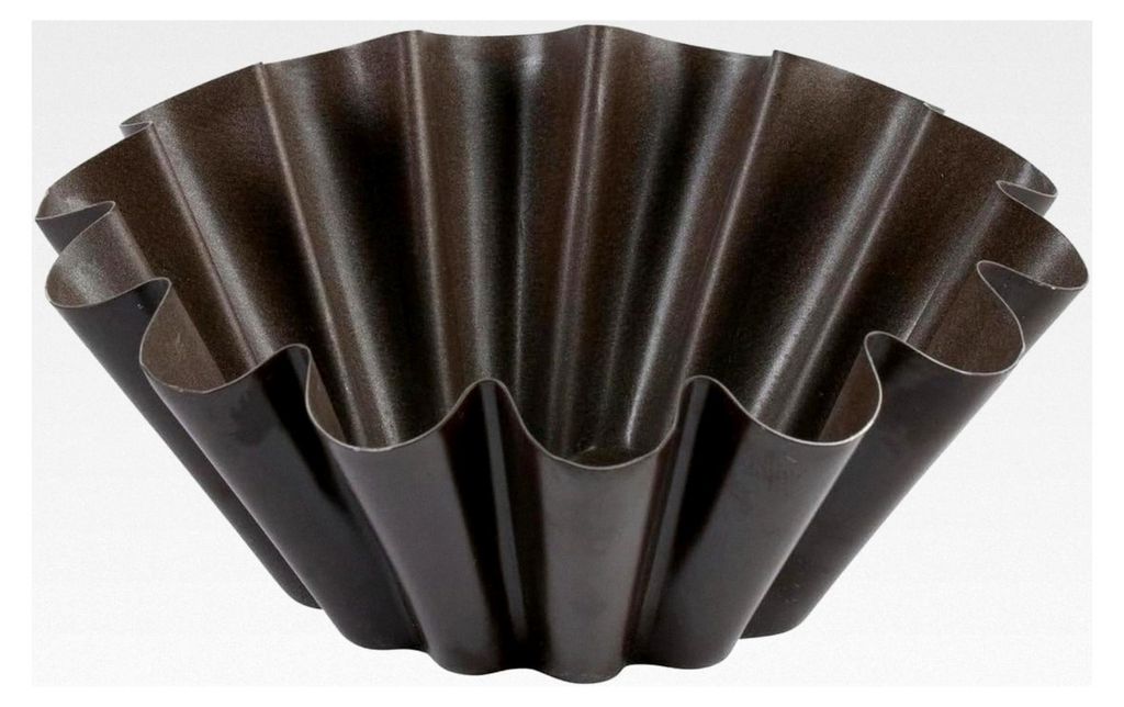 Flache Brioche-Backform | Antihaftbeschichtung | Einfaches Entformen | Robust und Langlebig | Ø16 cm | H 5,5 cm | Hergestellt in Frankreich