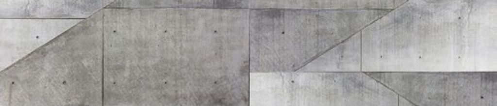 Küchenrückwand mySpotti Splash Concrete Plates Betonwand 2800 x 600 mm SP-F2-1248