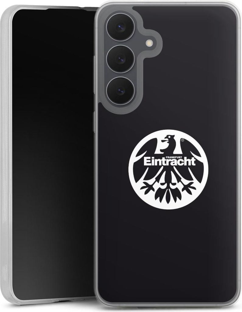 DeinDesign Slim Hülle für Samsung Galaxy S25 FE Silikon Case Ultra Dünn Handyhülle Adler Eintracht Frankfurt Logo
