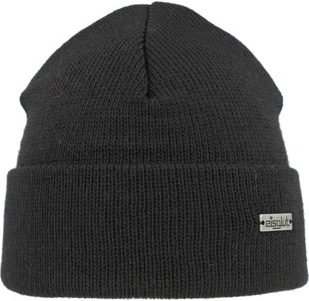 Bonnet Eisglut Queenskids 11 Noir Taille Unique pour Enfants et Ados