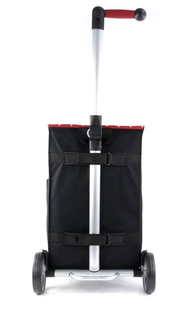 Chariot de courses 45L Andersen Unus Fun rouge et étanche
