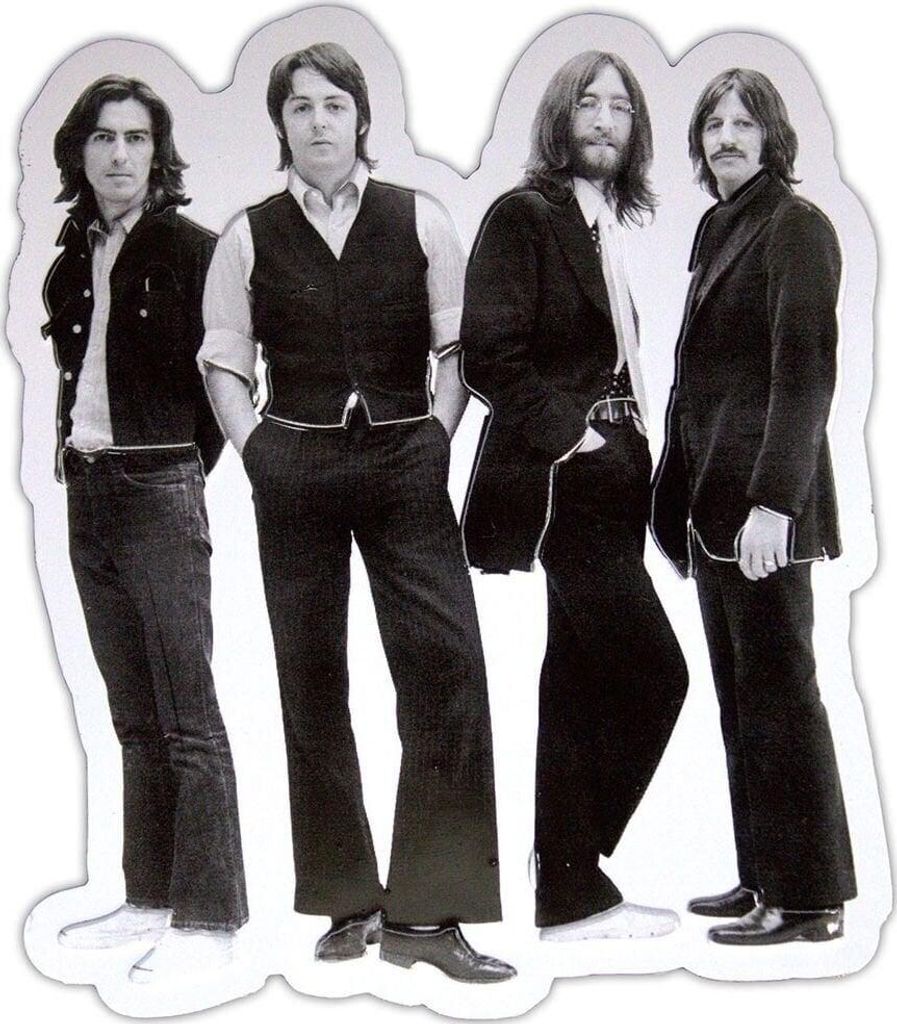 The Beatles White Album Iconic Image Embossed Magnet