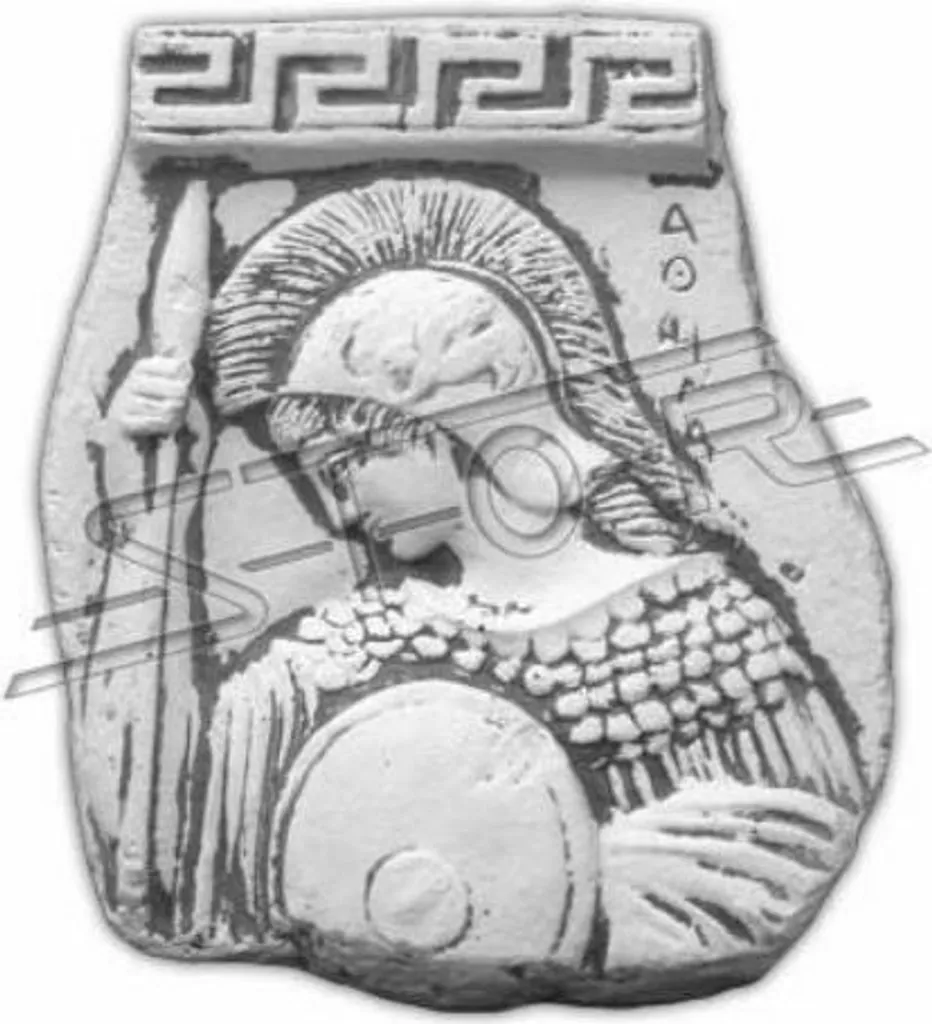 Rilievo Murale Soldato Romano 1014 Decorazione Pietra per Esterni e Interni