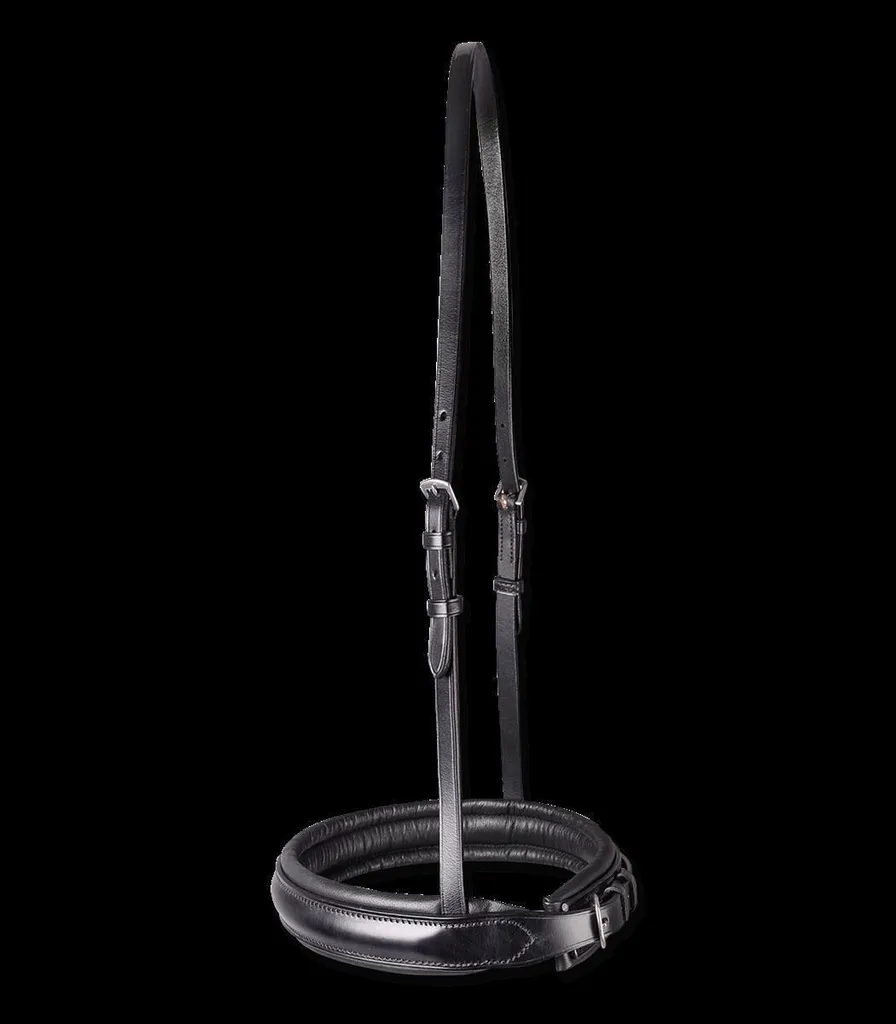 Muserolle Anglaise Waldhausen WB Noire : Stabilité et Confort Facial