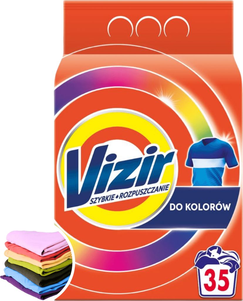 Vizir Do kolorów Proszek do prania 35 prań 1,925 kg Zdjęcie produktu 