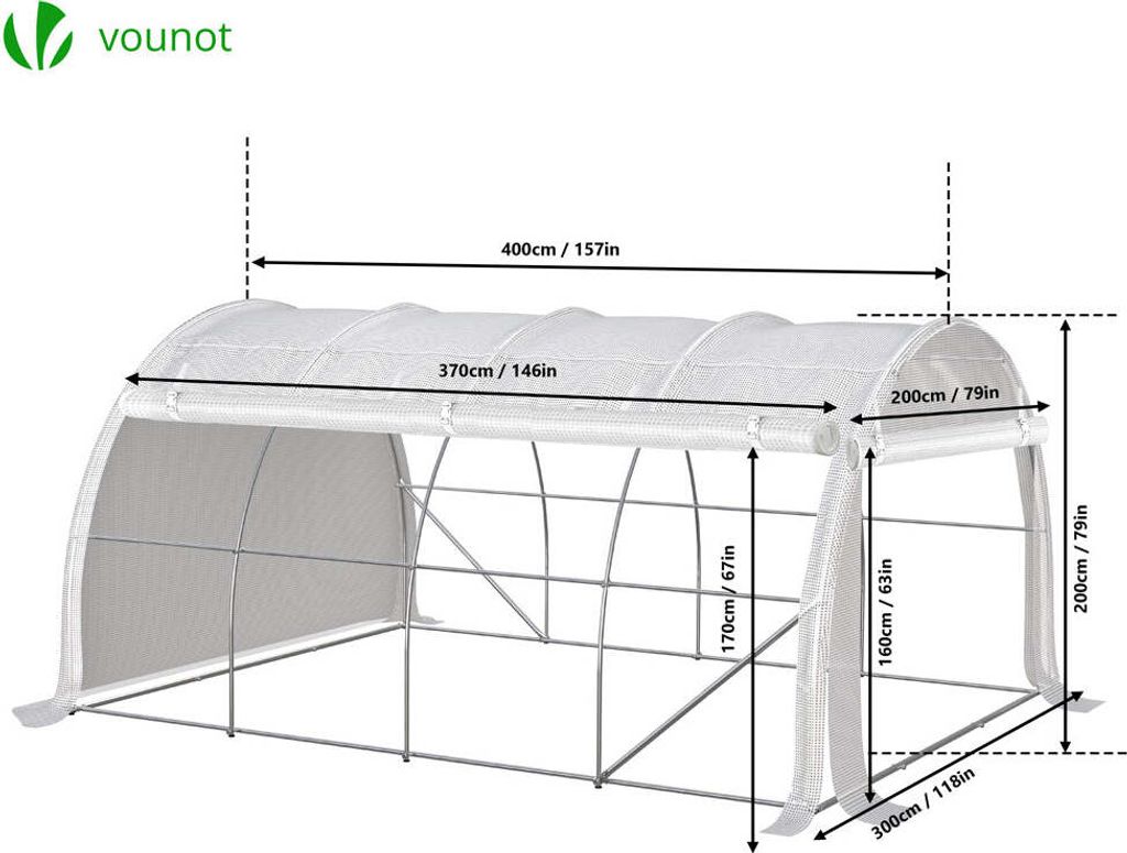 Kas - Tomatenkraam - Folietunnel - Groen