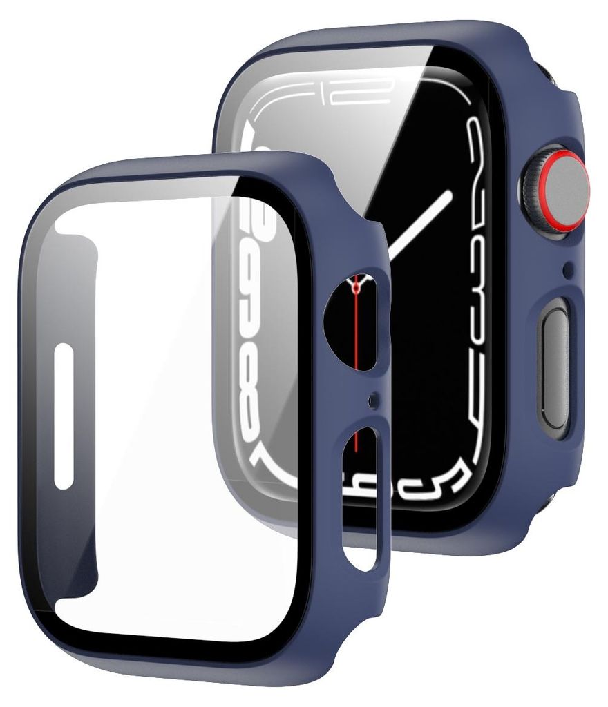 Für Apple Watch Serie 9 8 7 41mm 2 in 1 TPU Silikon Hülle Produktbild 
