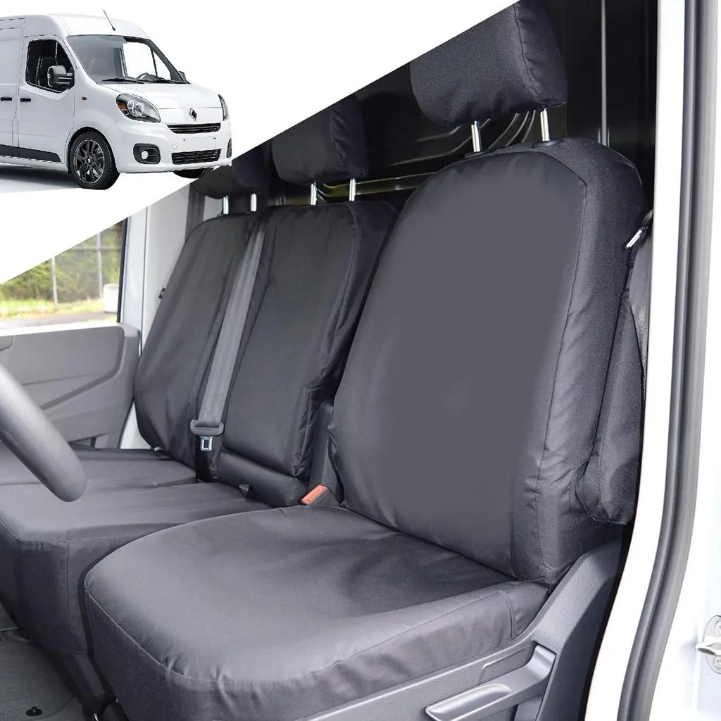 Ensemble housses de sièges auto pour VW Transporter T5 kit complet 8 pièces