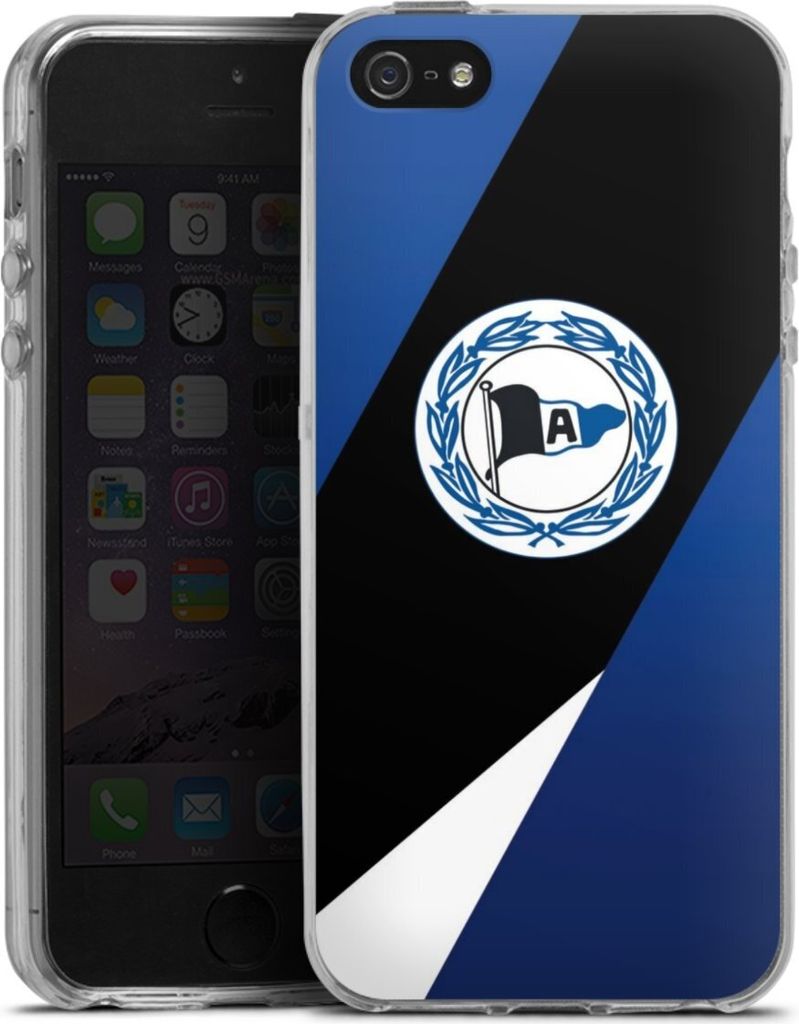 DeinDesign Handyhülle für Apple iPhone 5s Silikon Hülle Case Smartphone Schutzhülle Arminia Bielefeld DSC Offizielles Lizenzprodukt