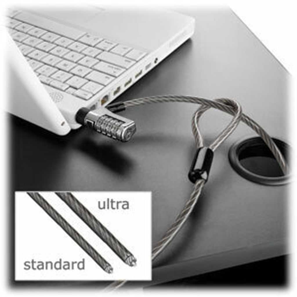 Kensington ComboSaver K67713US Kabelschloss - 15,49 cm - Kombinationsschloss - Feuerverzinkter Stahl, Edelstahl