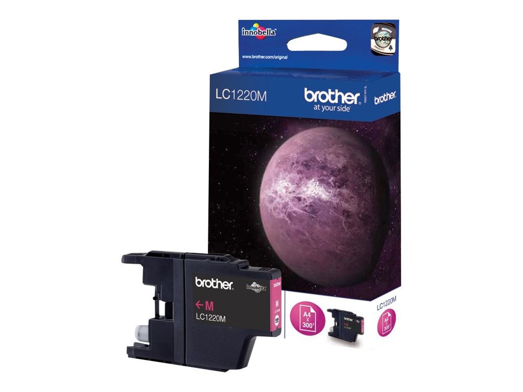 Brother LC1220M, Purpurová, Atrament na pigmentovej báze, 1 Obrázok produktu 