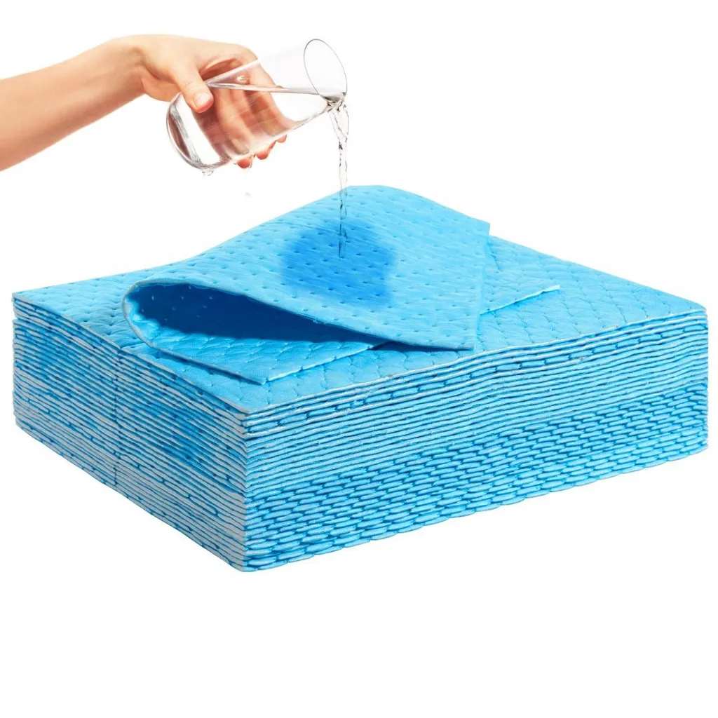 Tapis Absorbant l'Eau 380x480mm - Capacité 6 Gal - Boîte Distributrice - 8