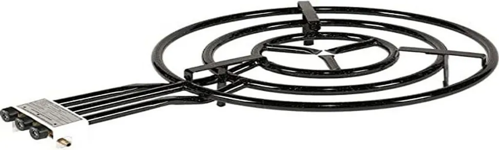 Vaello Paellero a Gas 60 cm - Fornello Esterno Professionale 3 Fuochi