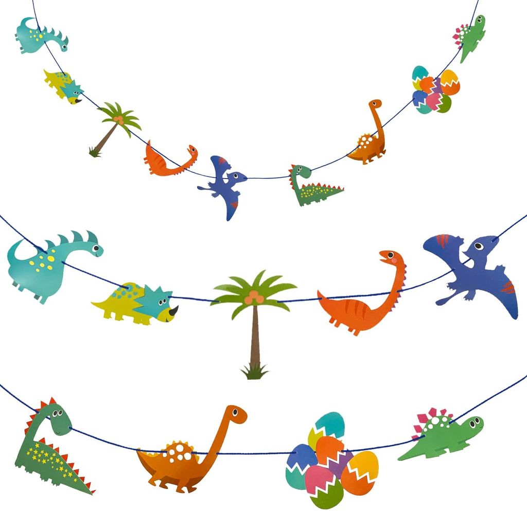 Oblique Unique Dino Girlande 3m Dinosaurier Kinderzimmer Produktbild 