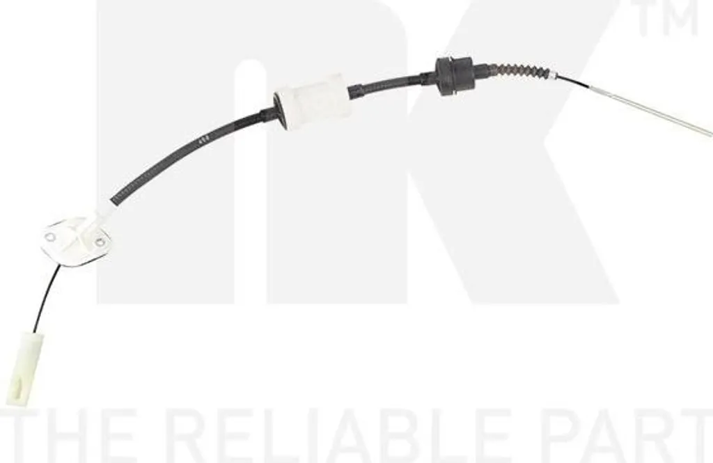 Câble d'embrayage robuste NK 922374 pour FIAT PUNTO 176, acier noir