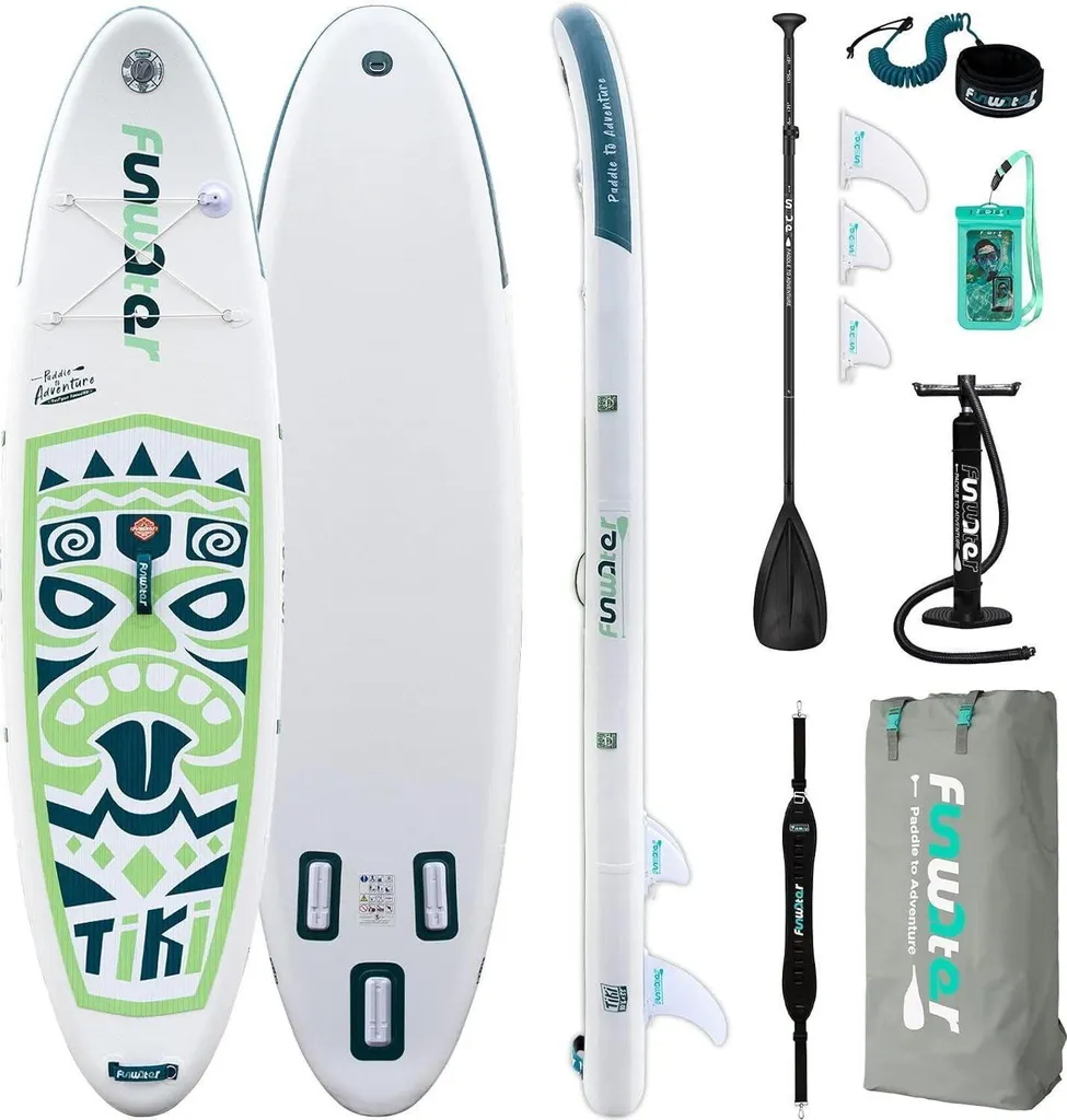 Planche de stand up paddle gonflable adulte pour mer et lac tranquille
