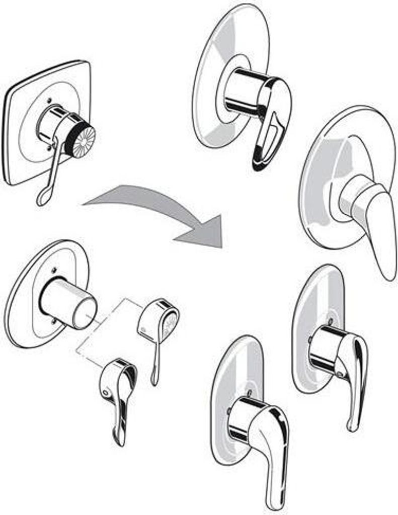 Ideal Standard Renovierungs-Set für Brausebatterie Produktbild 3