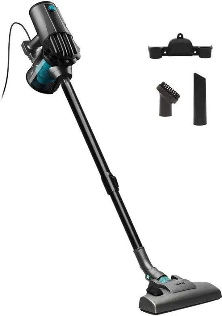 Aspirateur traîneau bleu 600W pour sols durs et moquettes, câble de 6m