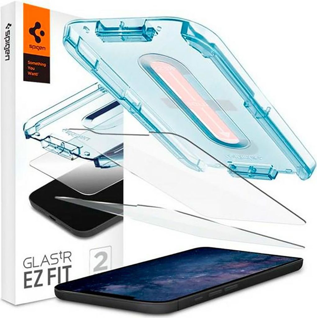 Pellicola protettiva in vetro temperato Spigen per iPhone Immagine del prodotto 
